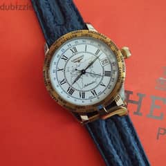 longines pioneers watch yellow gold 18k limited edition