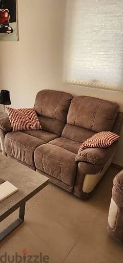 Dawson 2 + 1 seat recliner sofa and for sale
