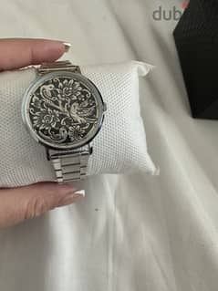Handmade silver watch