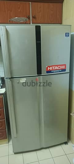HITACHI Refrigerator, 610 ltr. Model no. R-V610PUQ3K in Good Condition