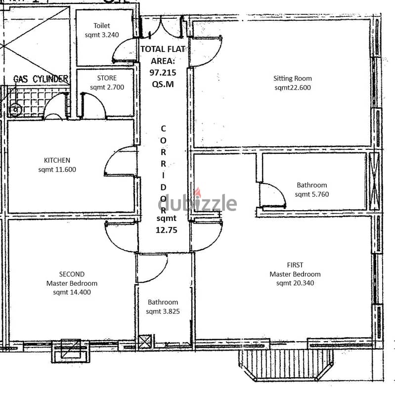 FLAT FOR RENT AT AL KHUWAIR 33 NEAR SAID BIN TAIMUR MOSQUE 17