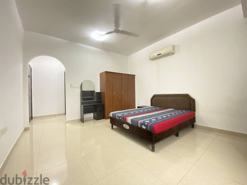 Different types of Furnished and Unfurnished rooms available in Ghubra 3