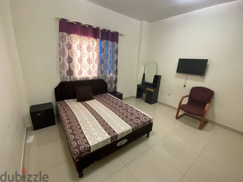 Different types of Furnished and Unfurnished rooms available in Ghubra 4