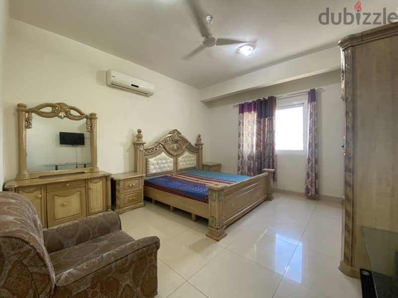 Different types of Furnished and Unfurnished rooms available in Ghubra 6