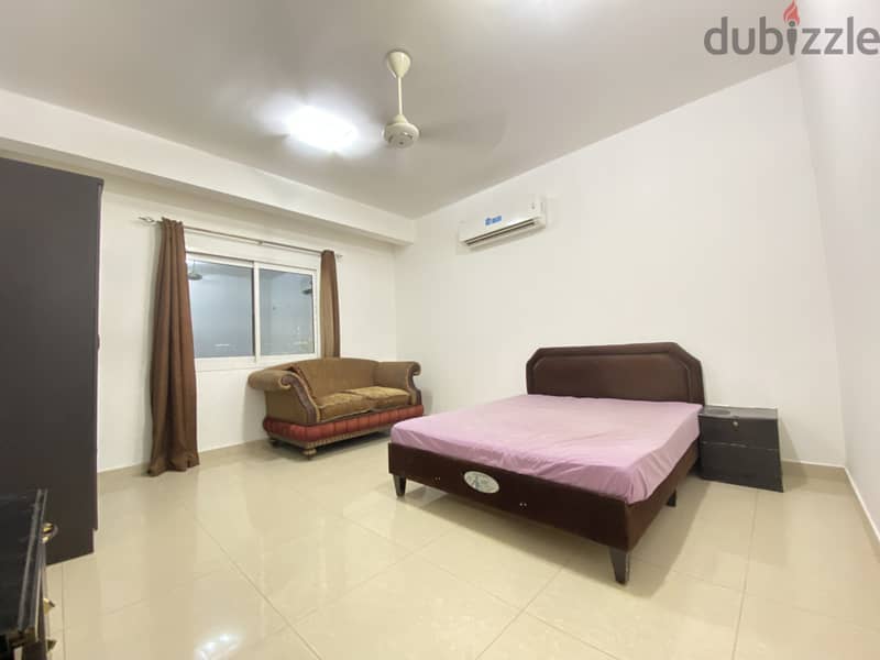Different types of Furnished and Unfurnished rooms available in Ghubra 9
