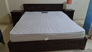 Coat with Silent night mattress very good condition