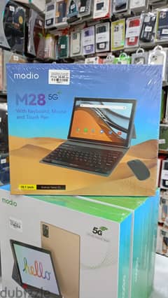 Modio Tablet M28 5G With Keyboard,Mouse And Touch Pen (Brand New)