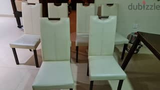 Dining chairs 6 nos