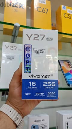 Vivo Y27 5G Smartphone 8GB Ram 256GB Storage - Brand New