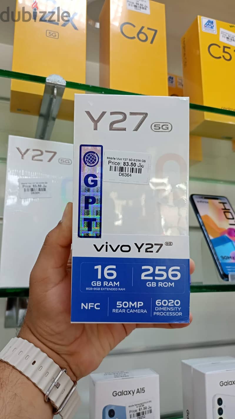 Vivo Y27 5G Smartphone 8GB Ram 256GB Storage - Brand New 0