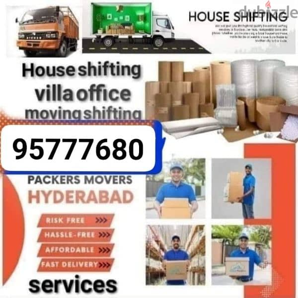 Movers house shifting Carpenter3,7,10 ton vehicles شحن۔ نقل عام آثاث 0