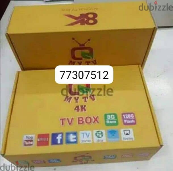 Android tv Box with One year subscription 0