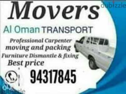 Mover and packer traspot service all oman ue