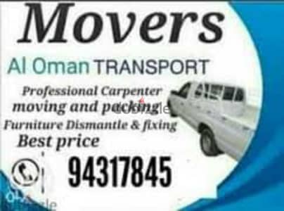 Mover and packer traspot service all oman ue