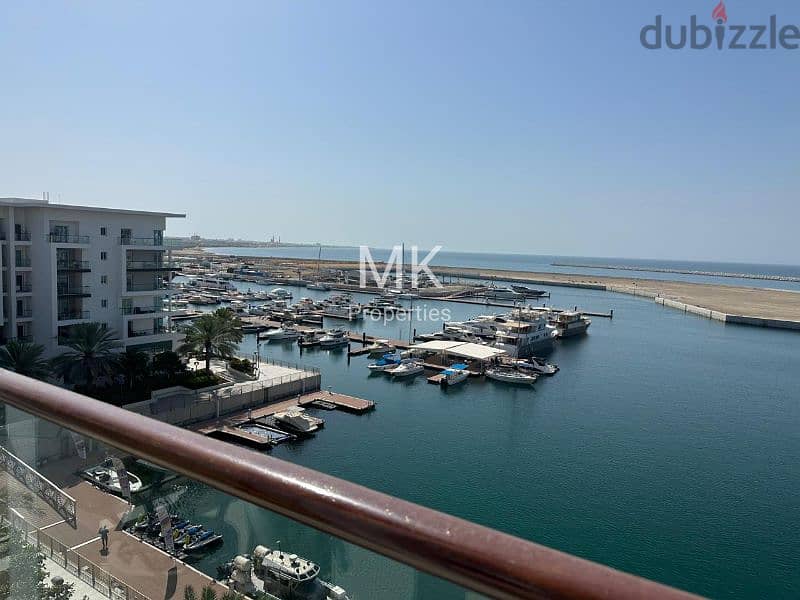 Apartment for sale/view full Marina/muscat mouj /شقة 3غرف نوم تملک حر 5