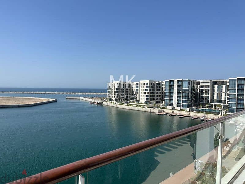 Apartment for sale/view full Marina/muscat mouj /شقة 3غرف نوم تملک حر 6