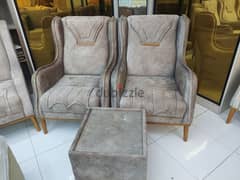 Special offer new single sofa 2 pieces  without delivery 75 rial