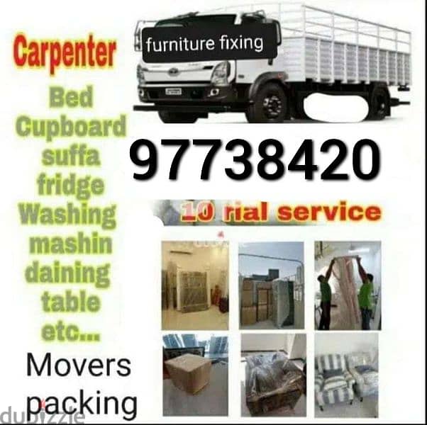 muscat furniture house shiftingg low price 0