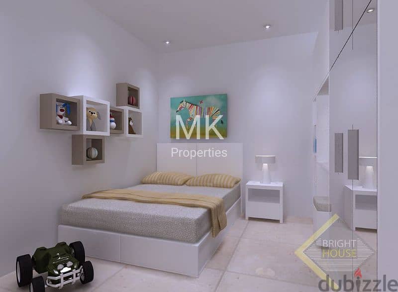 Apartment for sale/view full Marina/muscat mouj /شقة 3غرف نوم تملک حر 8