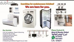 AC fridge washing machine   maintenance and scrap
