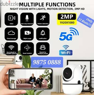 Intelligent wireless security surveillance home camera