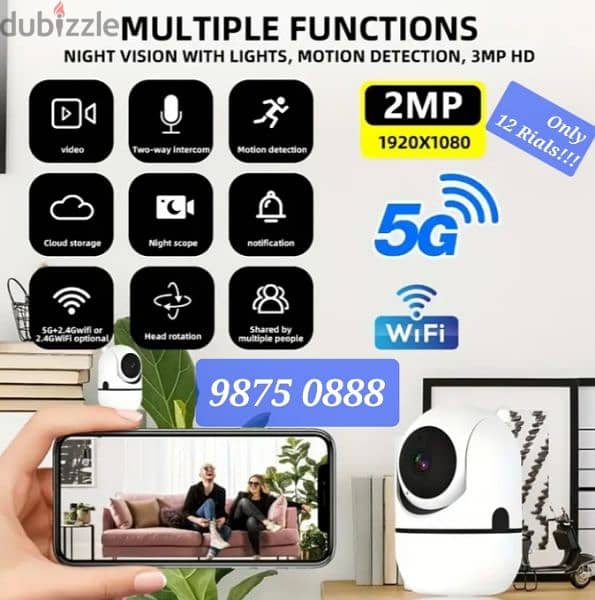 Intelligent wireless security surveillance home camera 0