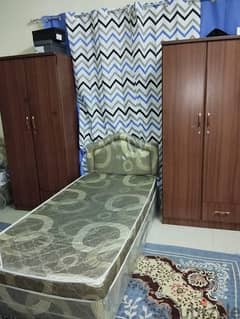 neat and clean executive bed space with all including in alghubrah