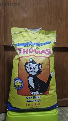 Thomas CAT LITTER 16L - HIGHLY ABSORBENT NATURAL MINERAL PRODUCT