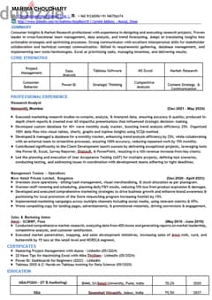 MBA Graduate (marketing) looking for job in Market research/analysis