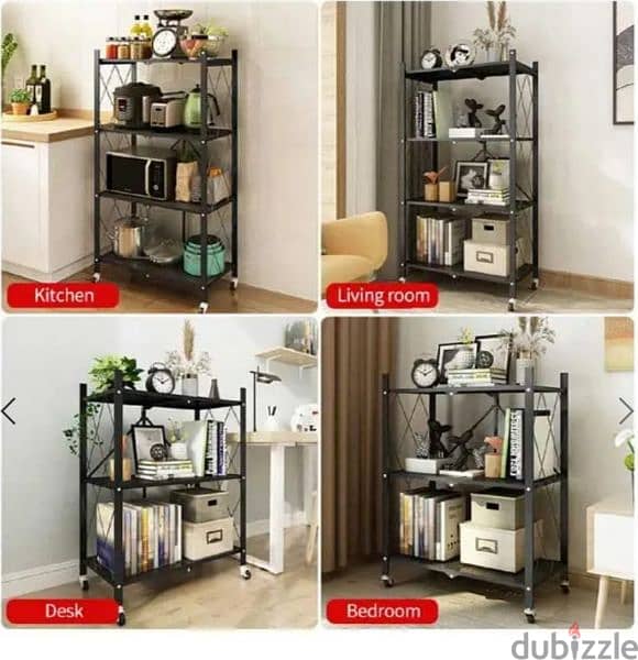 kitchen foldable rack 4 and 5 layers 1