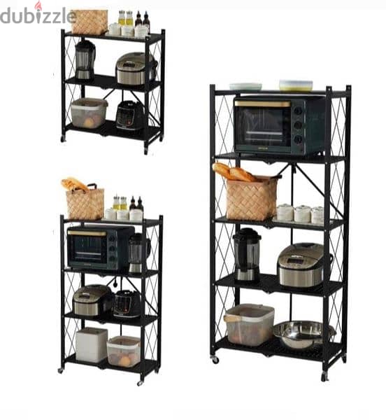 kitchen foldable rack 4 and 5 layers 3