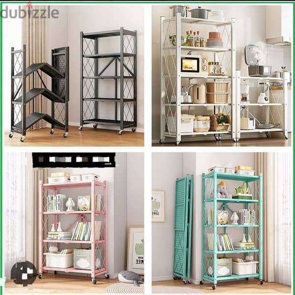 kitchen foldable rack 4 and 5 layers 4