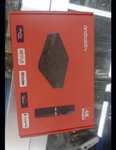 New daul band 4K tv Box with Bluetooth remote.