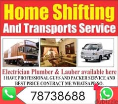 House, villas and offices shift services