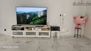 tv cabinet plus little chair. For more information contact me in watsup