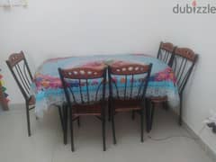 Dining table with 5 chairs