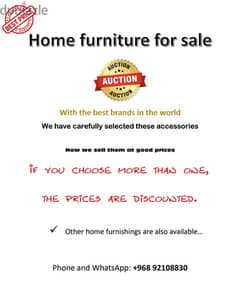 Home furniture for sale