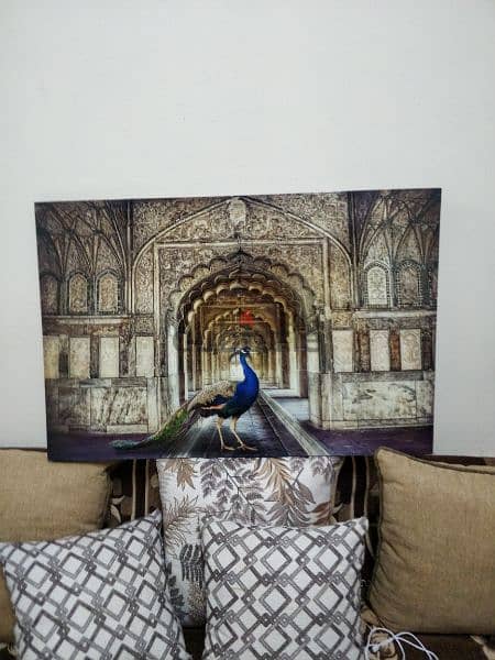 peacock painting from homecenter 1