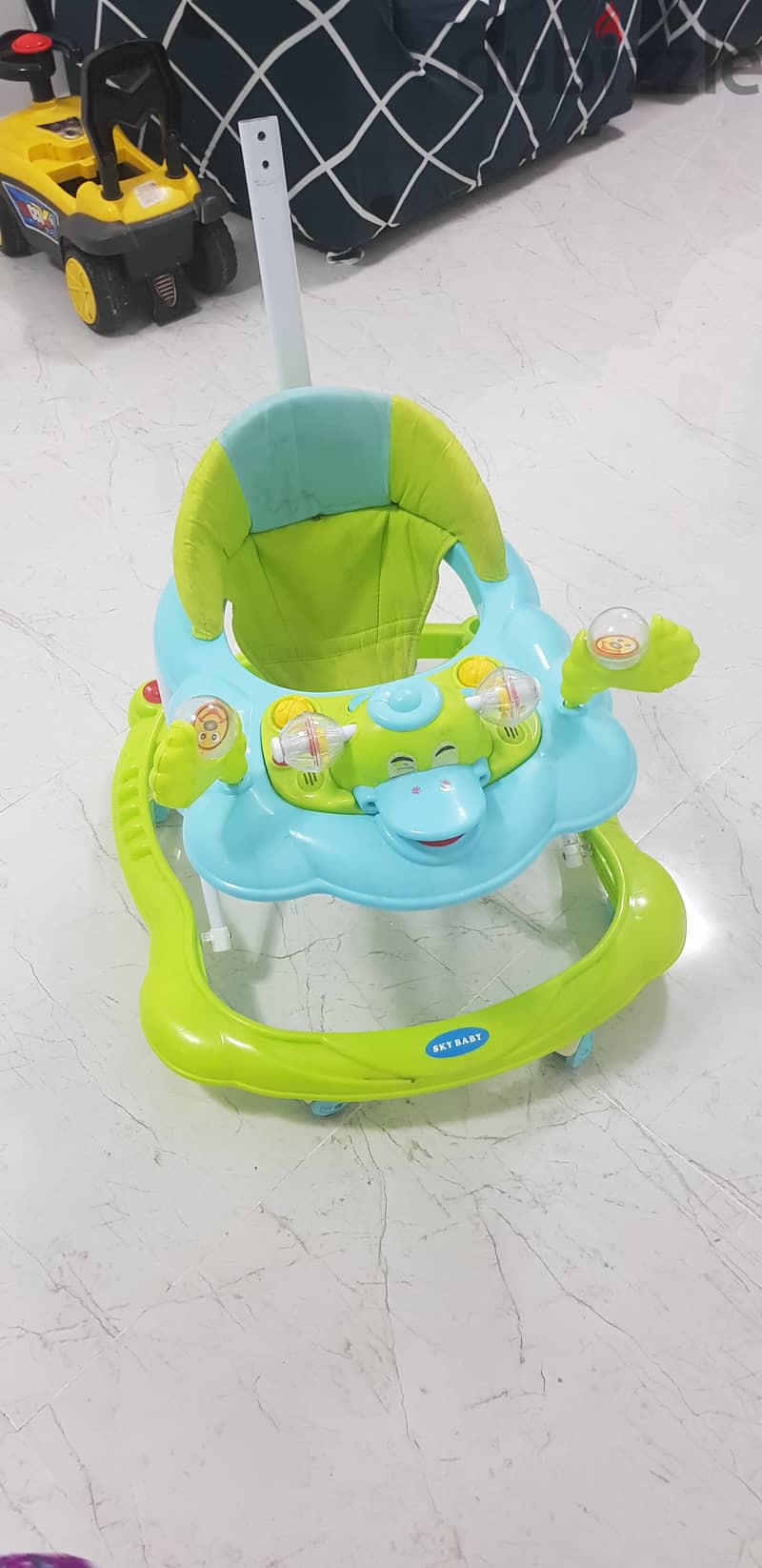 Baby electrical swing cradle/crib and walker 2
