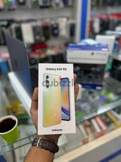 Samsung A34 5G 256GB only box open no uesd