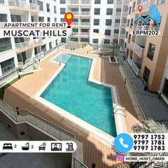 MUSCAT HILLS | STUNNING 2BHK APARTMENT IN PEARL MUSCAT (UN-FURNISHED)