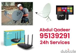 Dish TV Receiver Sales & repairing Wi-Fi Router Sales repairing