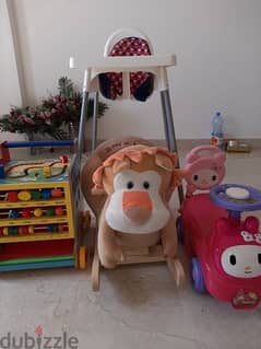 Baby Toys and Feeding Chair for sale