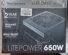 Thermaltake Computer Power Supply 650W Gaming (Brand New)