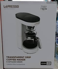 LEPRESSO Transparent Drip Coffee Make Glass Carafe - LPDRPCOFM (NEW)