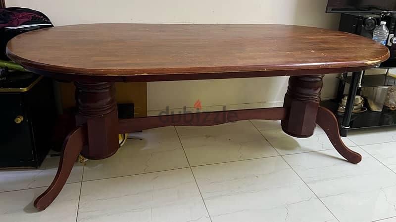 used Dining table for sale . good condition . A side table 2