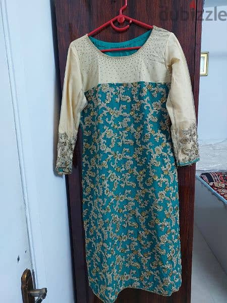 Indian pakistani embroidery dress 0