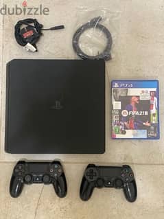 ps4 slim 500Gb 2 joystik 1 Game all cable