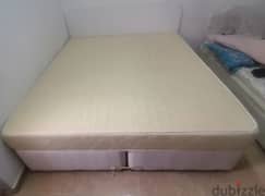 strong king size bed with mattress