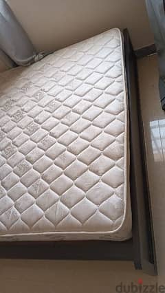 double cot with mattress for sale